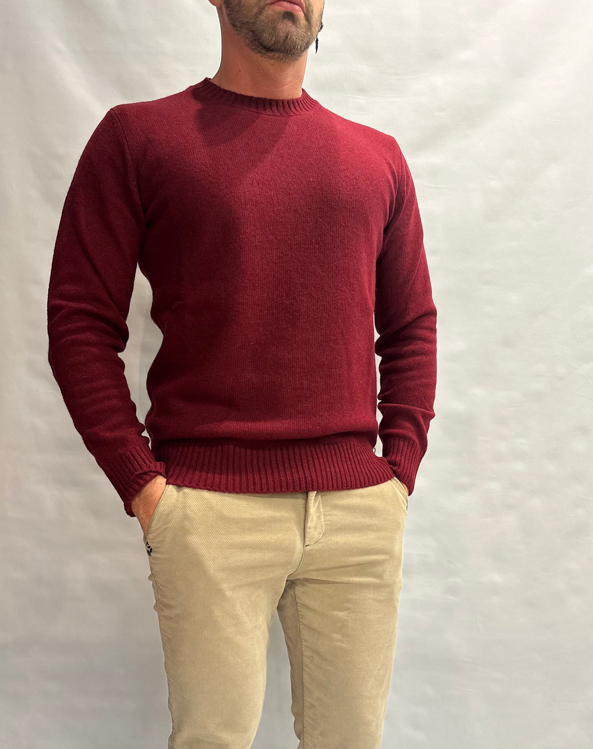 Maglione BERNA girocollo 80% Lana, Cod: 262046674