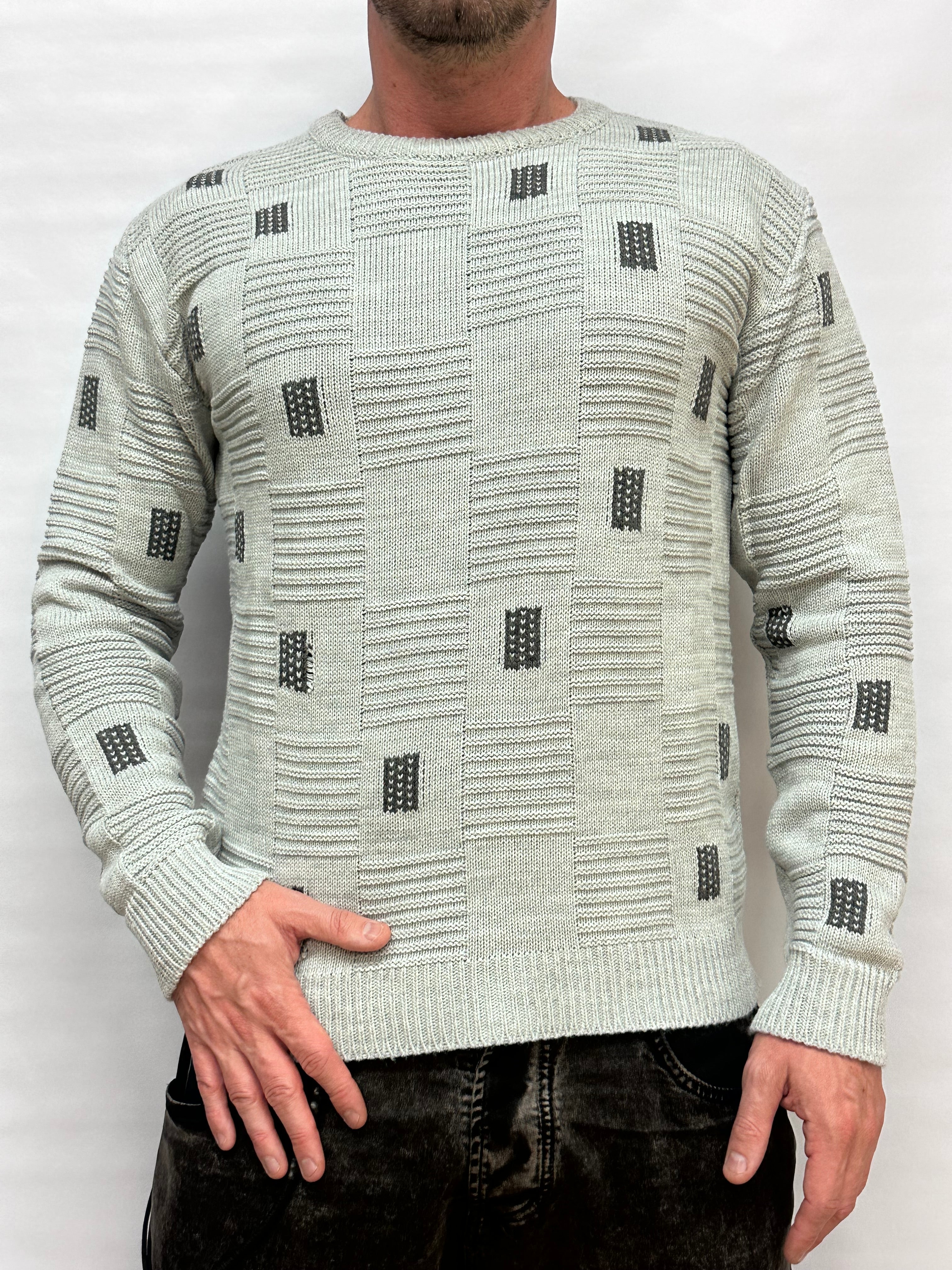Maglione IMPERIAL con trama geometrica , Cod: M81411171