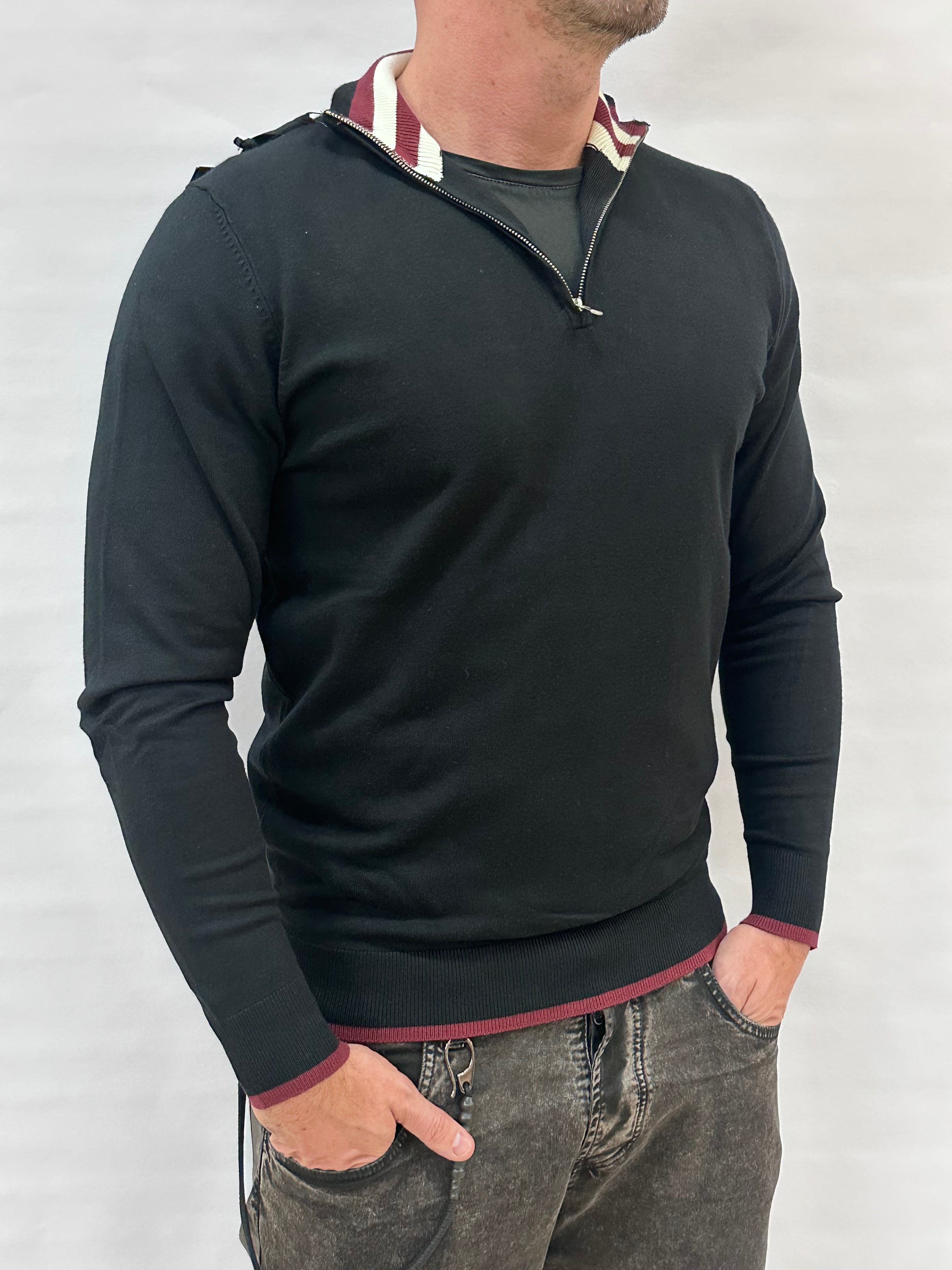 Maglia IMPERIAL con zip parziale, Cod: M8857121U2