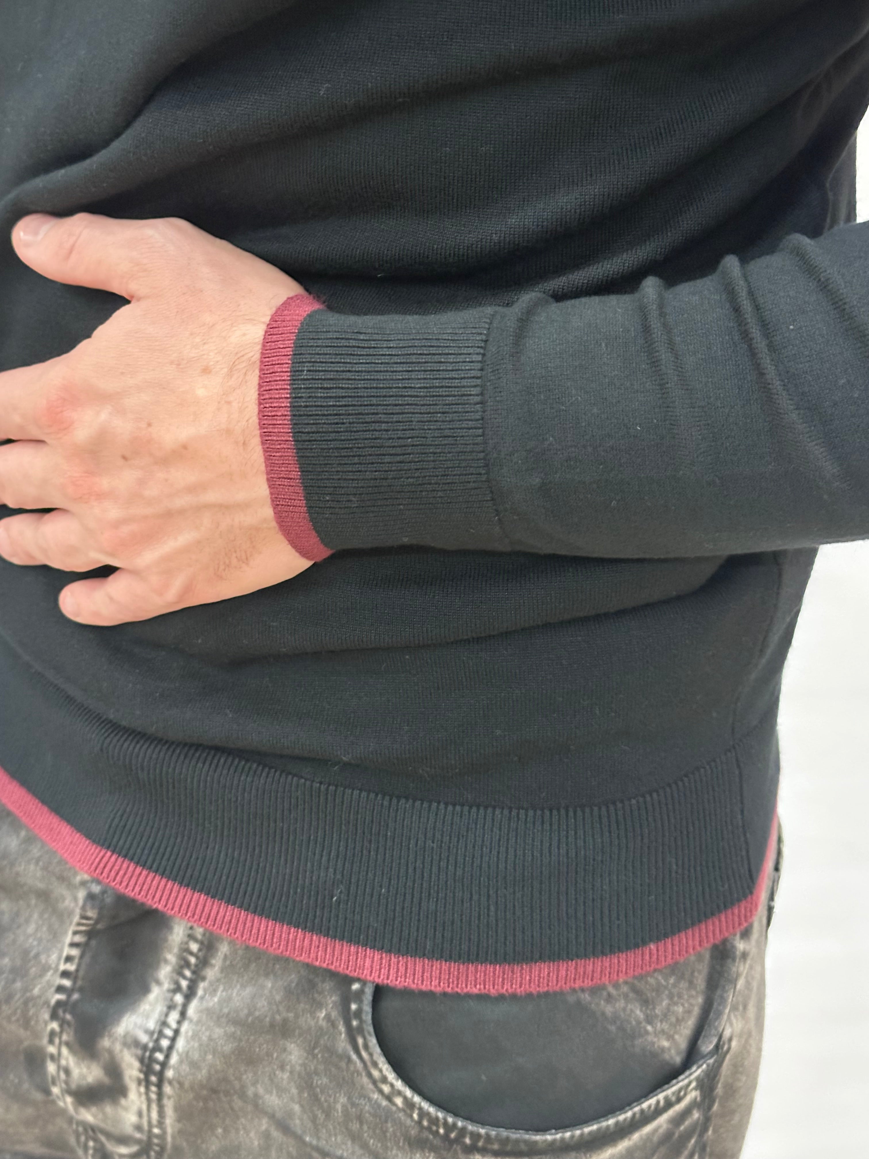 Maglia IMPERIAL con zip parziale, Cod: M8857121U2