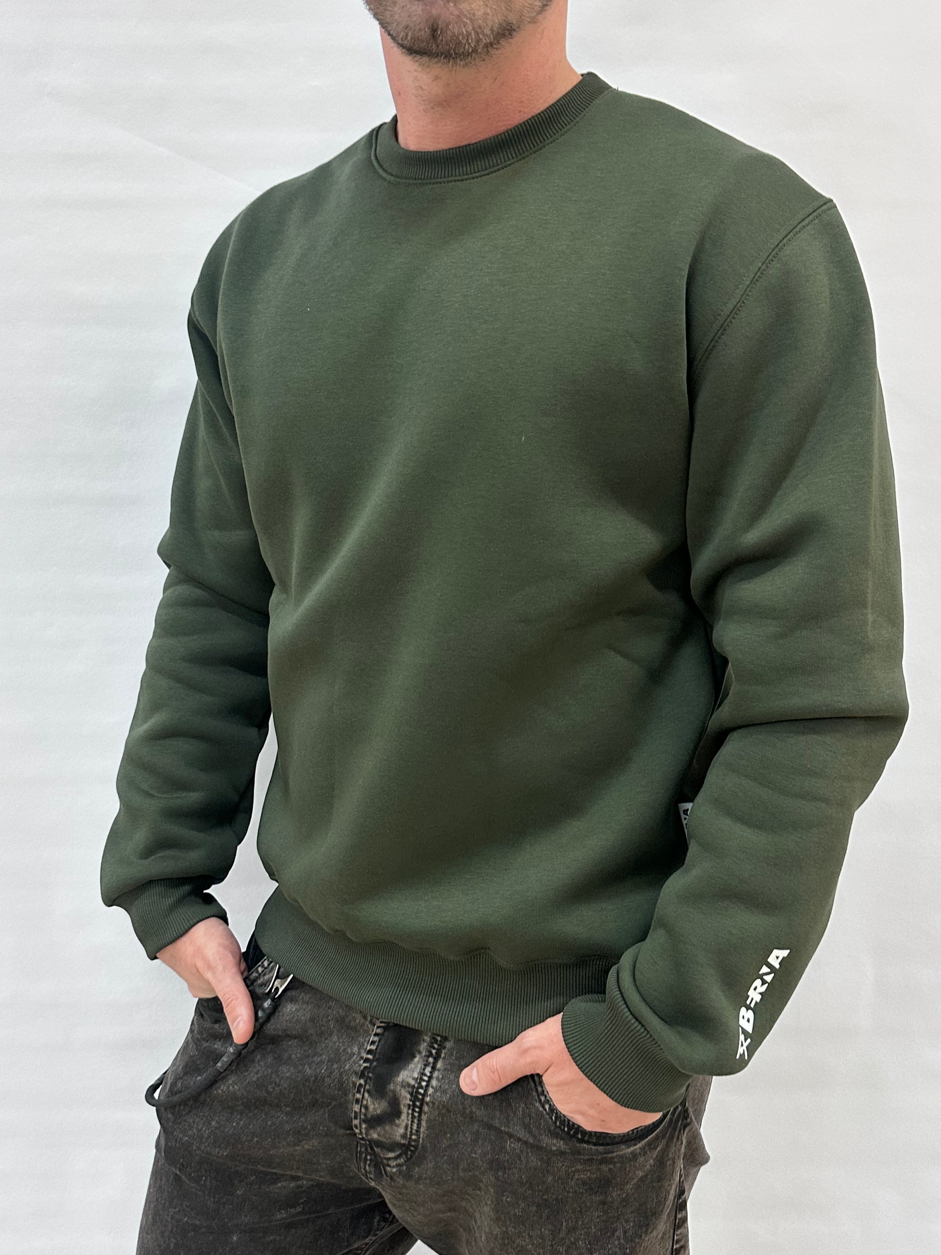 Felpa BERNA tuta girocollo, senza cappuccio, interno felpato , COD: 25202057