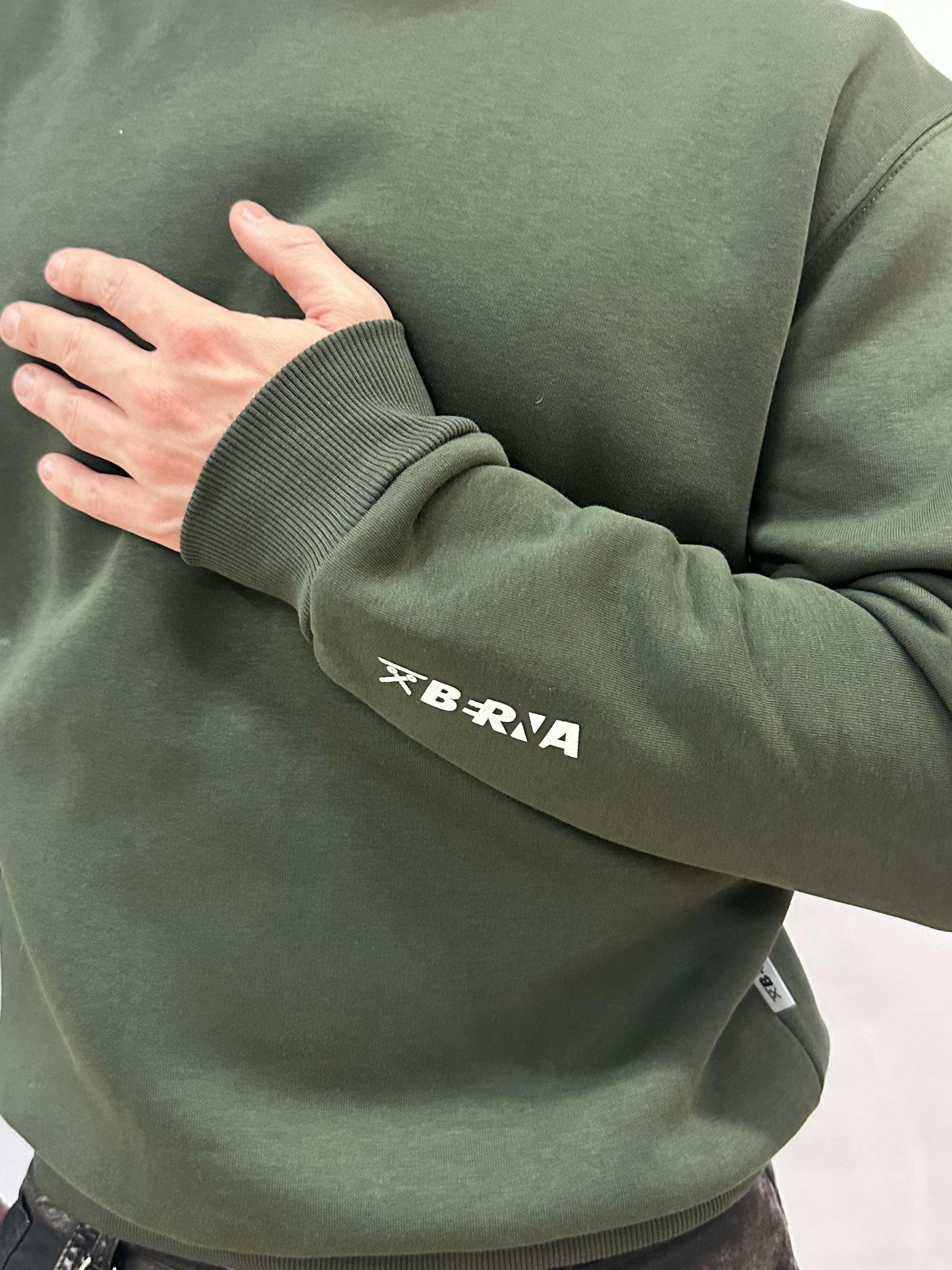 Felpa BERNA tuta girocollo, senza cappuccio, interno felpato , COD: 25202057