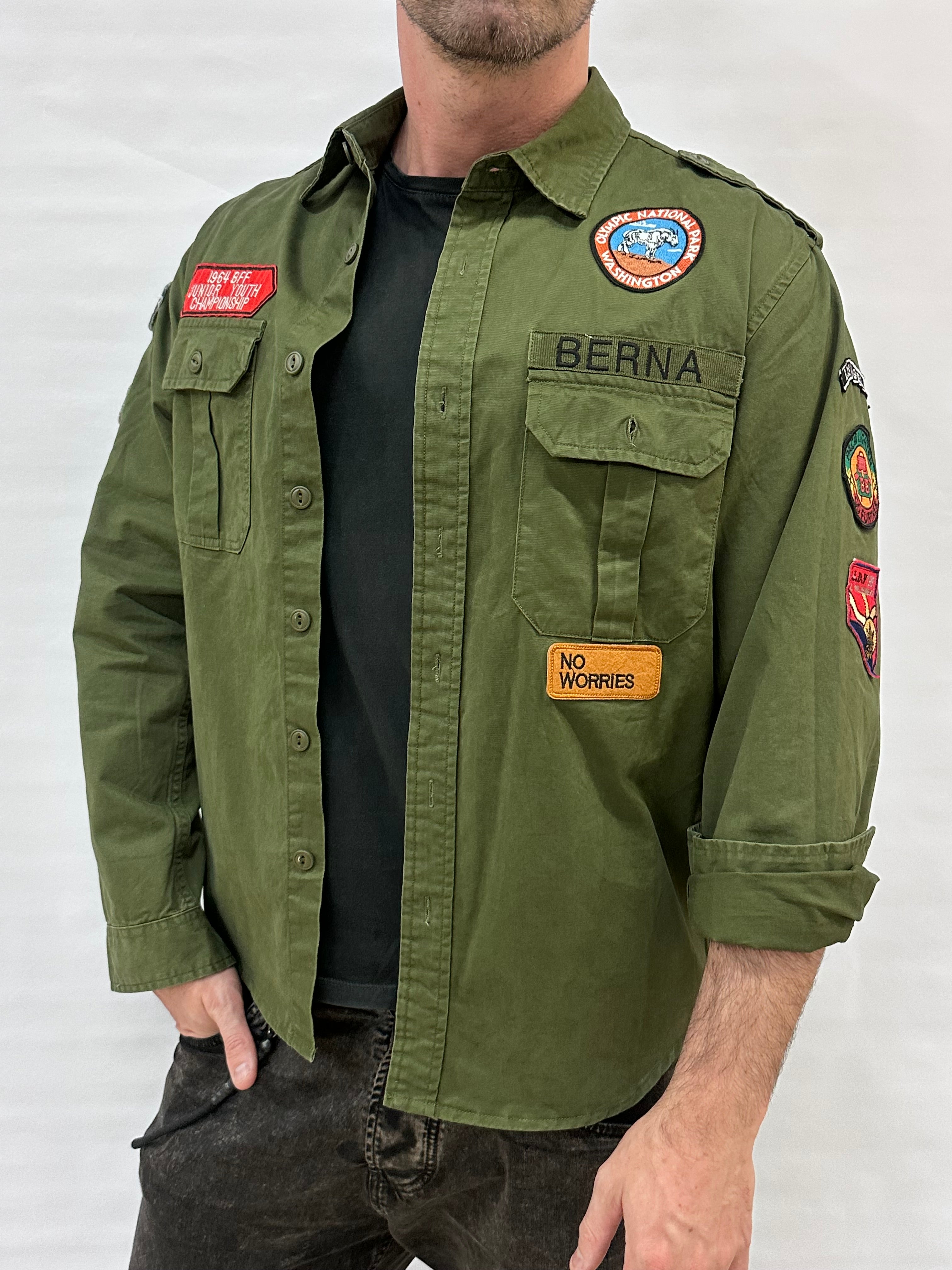 Camiciona BERNA con patches decorative - Cod: 2522586