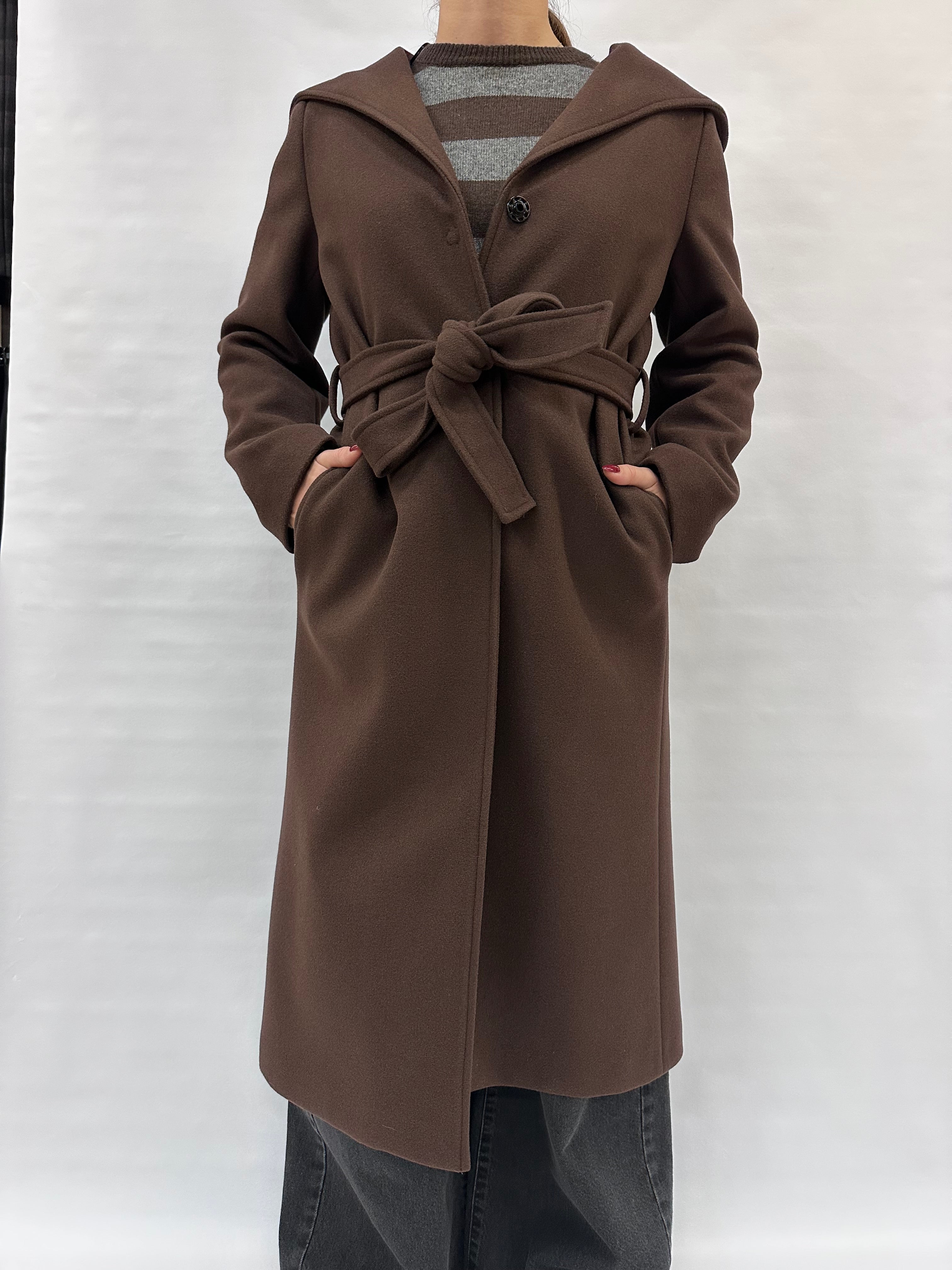 Cappotto LADY&LADY lungo con cintura in dotazione - COD: CT25196
